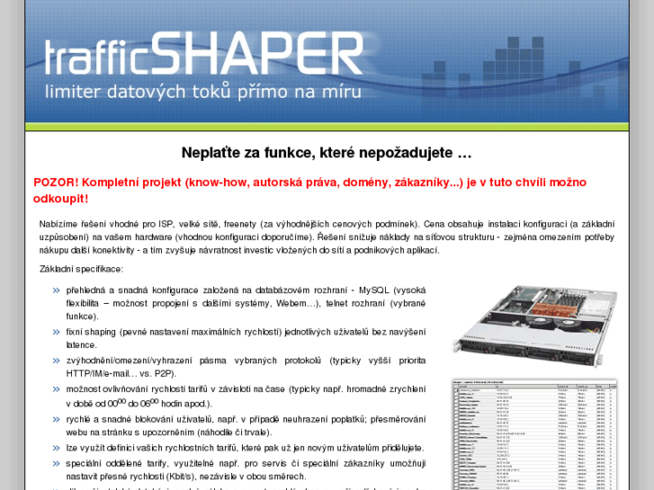 www.trafficshaper.cz