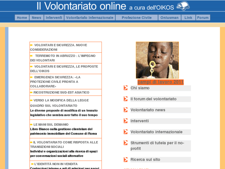 www.volontariato.org