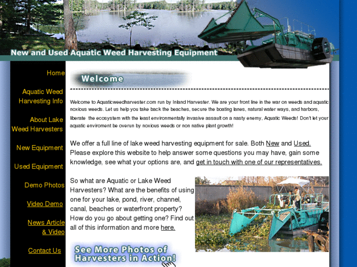 www.aquaticweedharvester.com