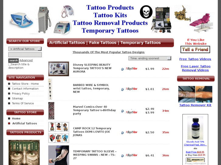 www.artificialtattoo.com