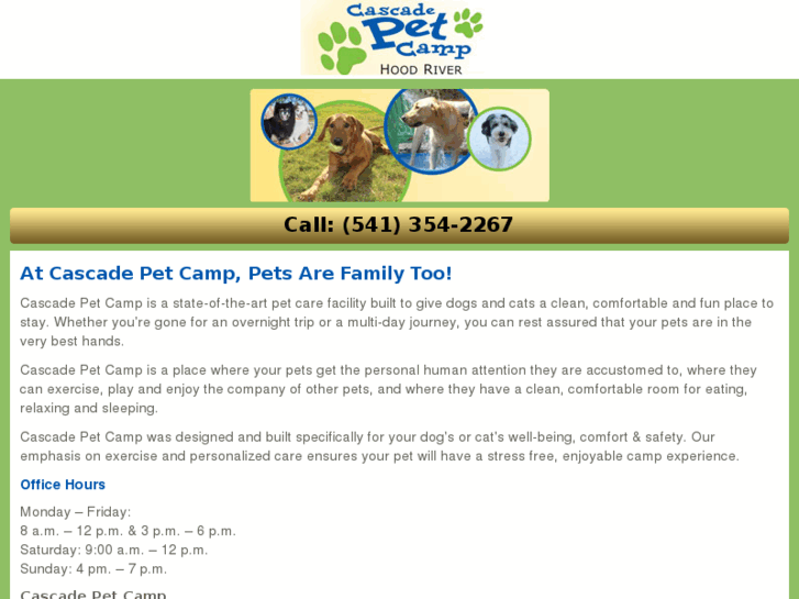 www.cascadepetcamp.mobi