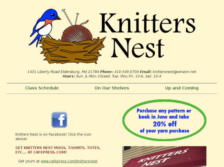 www.knittersnestyarnshop.com