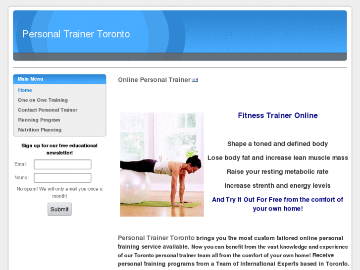 www.personaltrainertoronto.info