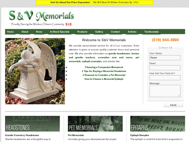 www.svmemorials.com