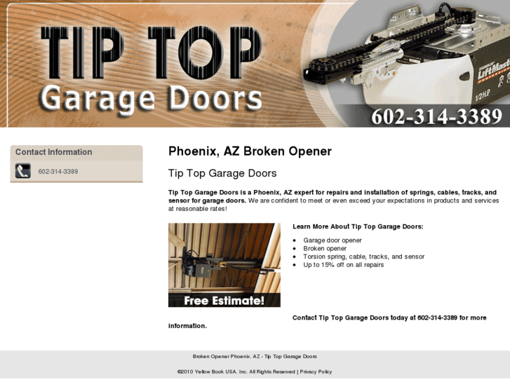 www.tiptopgaragedoors.net