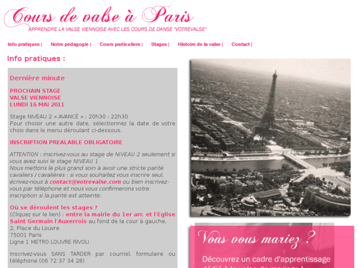 www.coursdevalseaparis.com