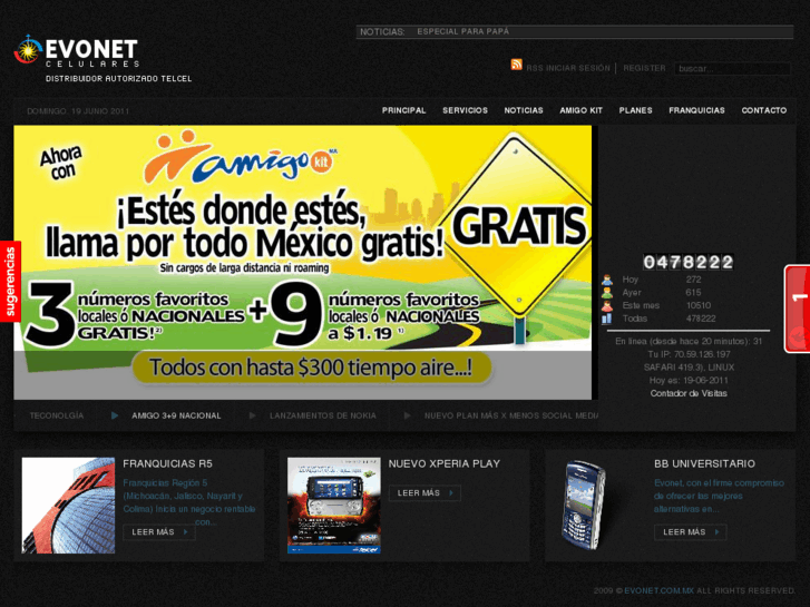 www.evonet.com.mx