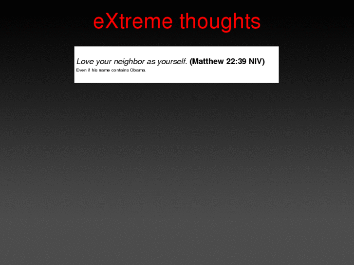 www.extremethoughts.com