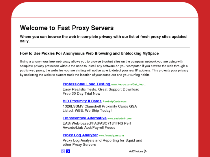 www.fastproxyservers.com