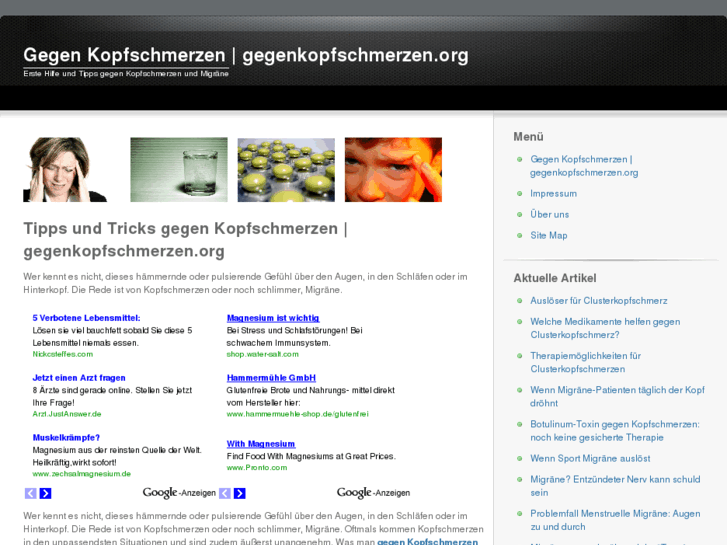 www.gegenkopfschmerzen.org