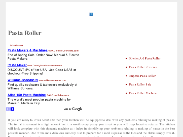 www.pasta-roller.net