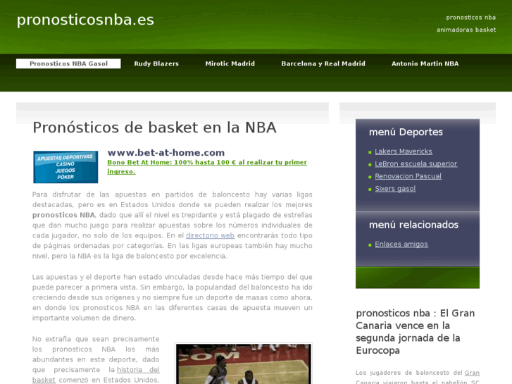 www.pronosticosnba.es