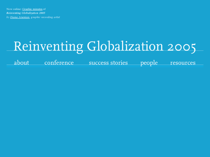 www.reinventingglobalization.org