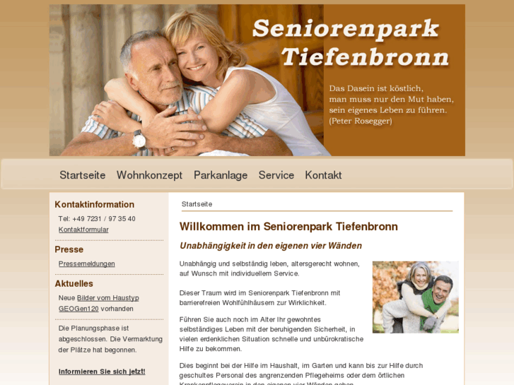 www.seniorenpark-tiefenbronn.de