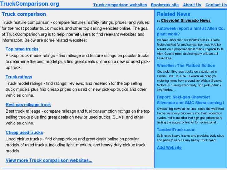 www.truckcomparison.org