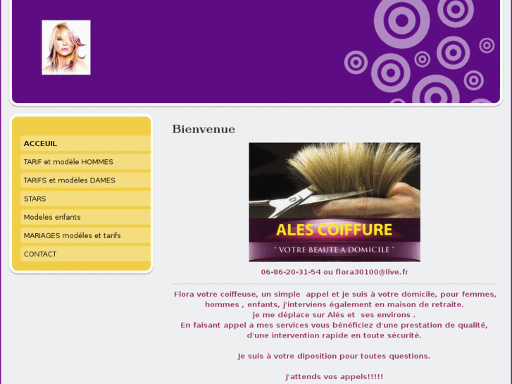 www.alescoiffure.com