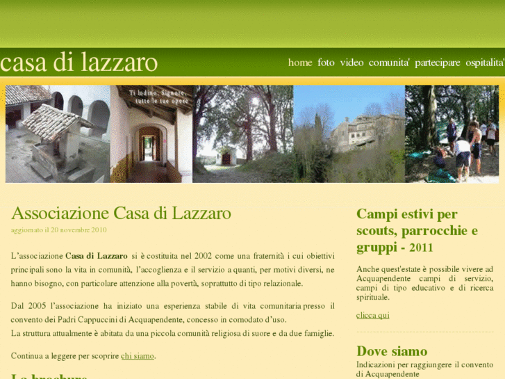 www.casadilazzaro.org