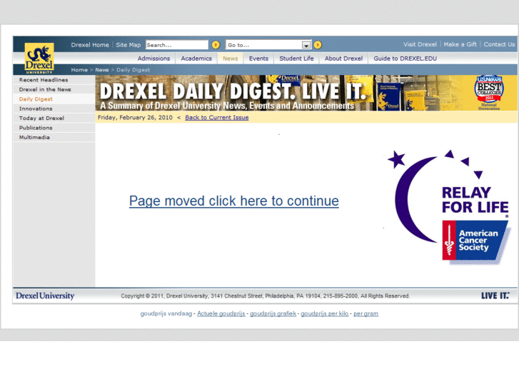 www.drexelrelayforlife.com