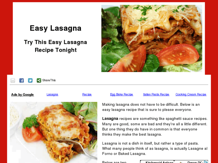 www.easylasagna.net