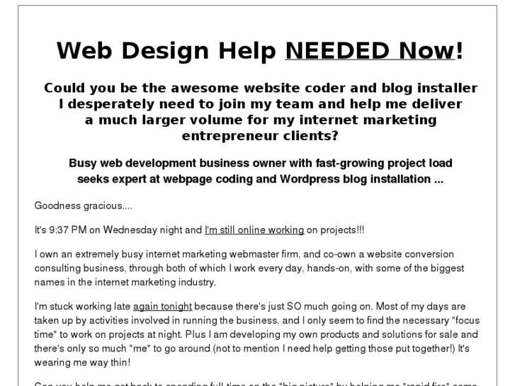 www.ineedwebdesignhelp.com