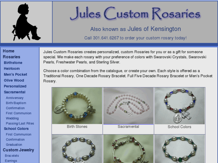 www.julescustomrosaries.com