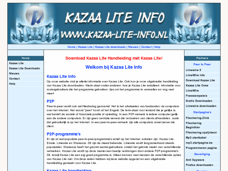 www.kazaa-lite-info.nl