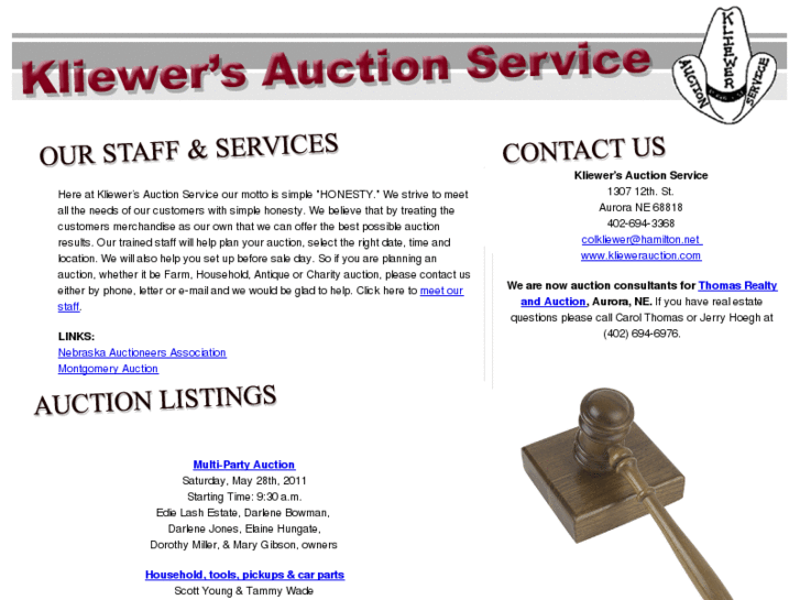 www.kliewerauction.com