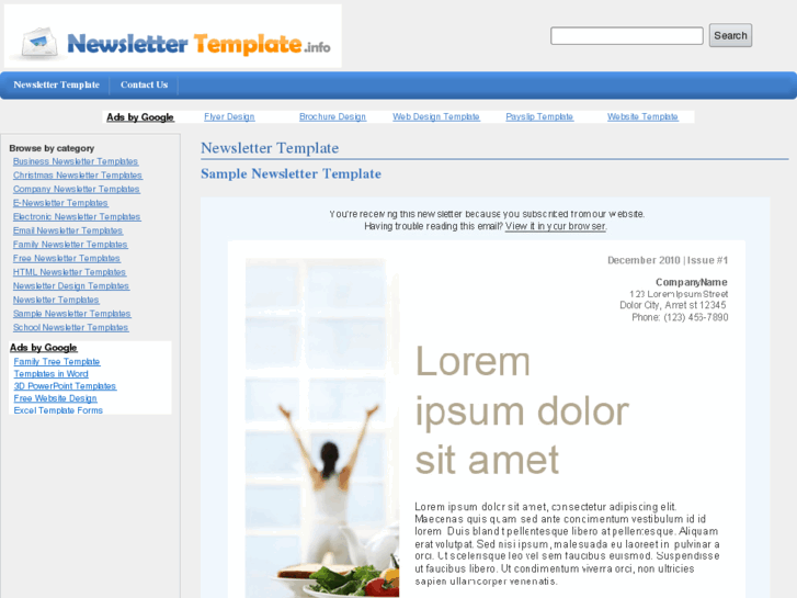 www.newslettertemplate.info