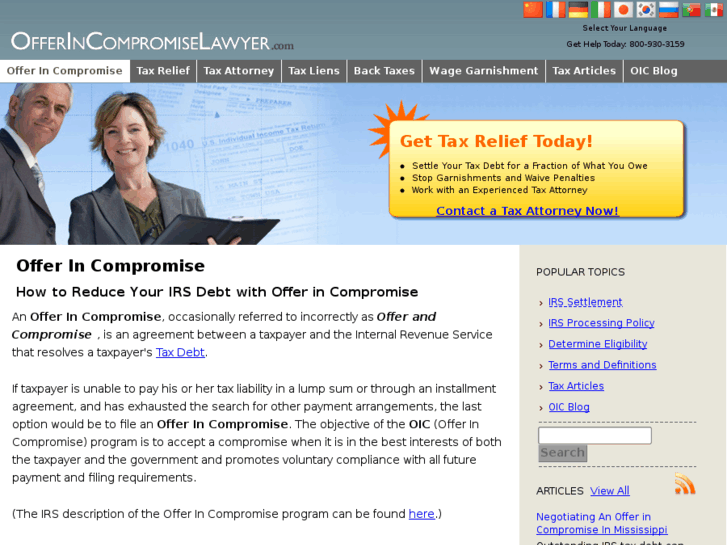 www.offerincompromiselawyer.com