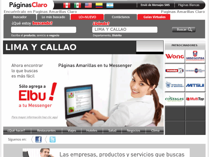 www.paginasclaro.com.pe