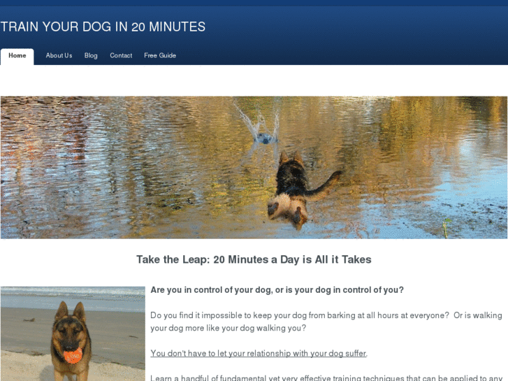 www.trainyourdogin20minutes.com