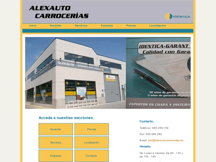 www.alexautocarrocerias.es