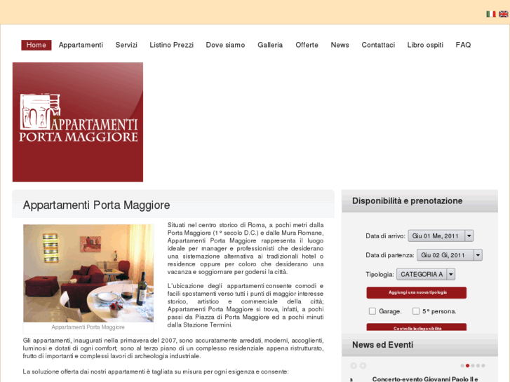 www.appartamentiportamaggiore.com