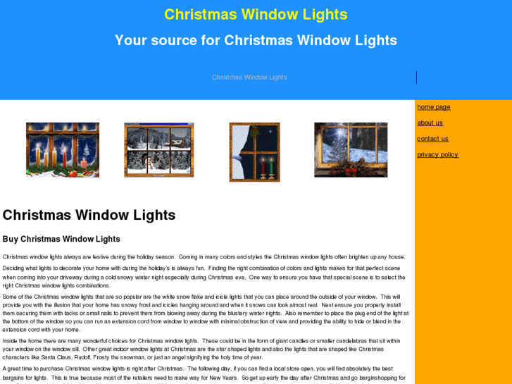 www.christmaswindowlights.info