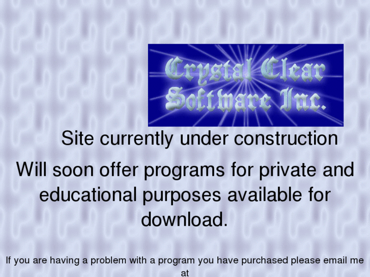 www.crystalclearsoftware.net