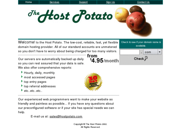 www.hostpotato.com