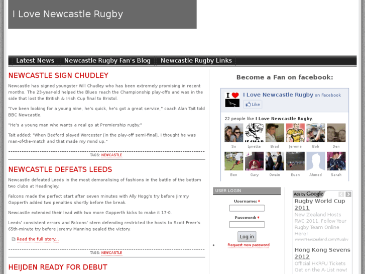 www.ilovenewcastlerugby.info