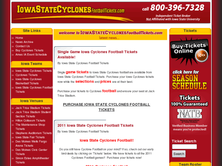 www.iowastatecyclonesfootballtickets.com