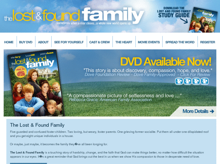 www.lostandfoundfamilymovie.com