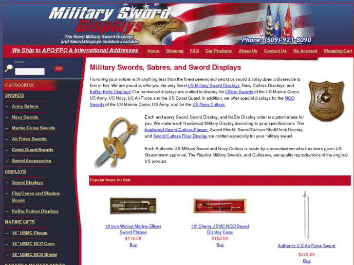 www.militarysworddisplays.com