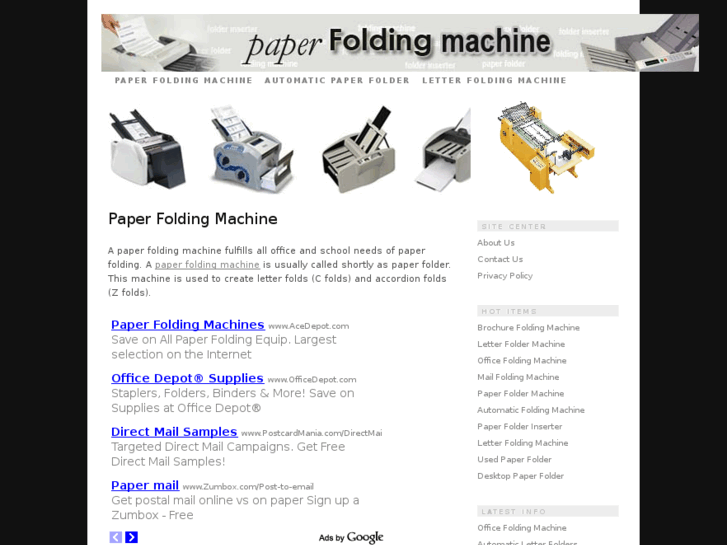 www.paperfoldingmachines.org