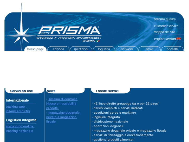 www.prismaspedizioni.com