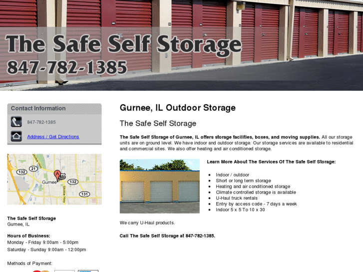 www.safestoragegurnee.net