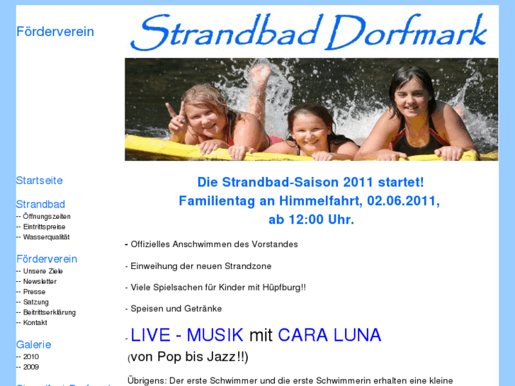 www.strandbad-dorfmark.de