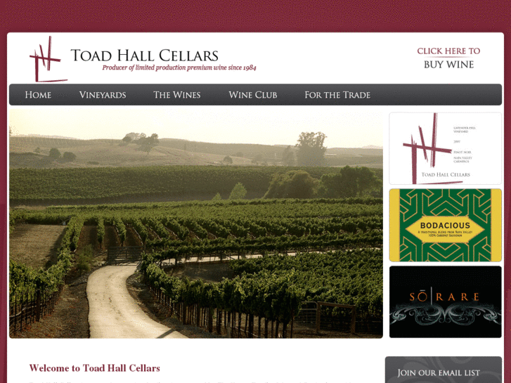 www.toadhallcellars.com