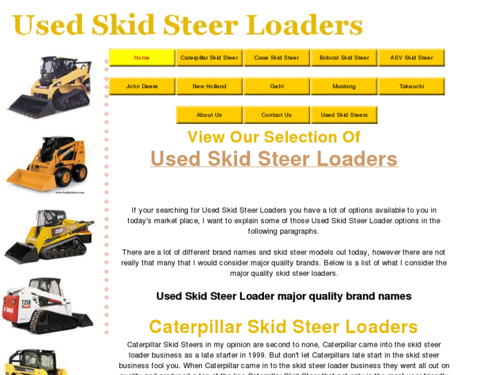 www.usedskidsteerloaders.org