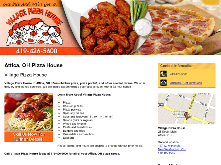 www.villagepizzahouseattica.com