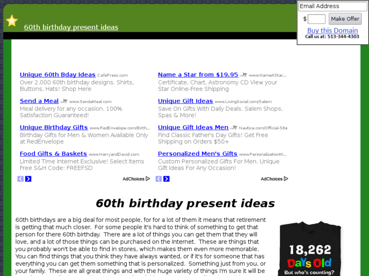 www.60thbirthdaypresentideas.com