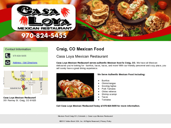 www.casaloyamexicanrestaurant.com