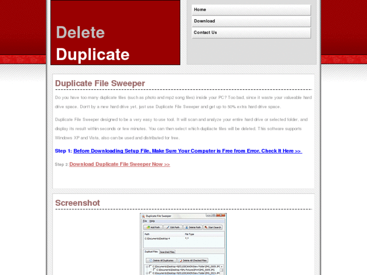 www.deleteduplicate.com